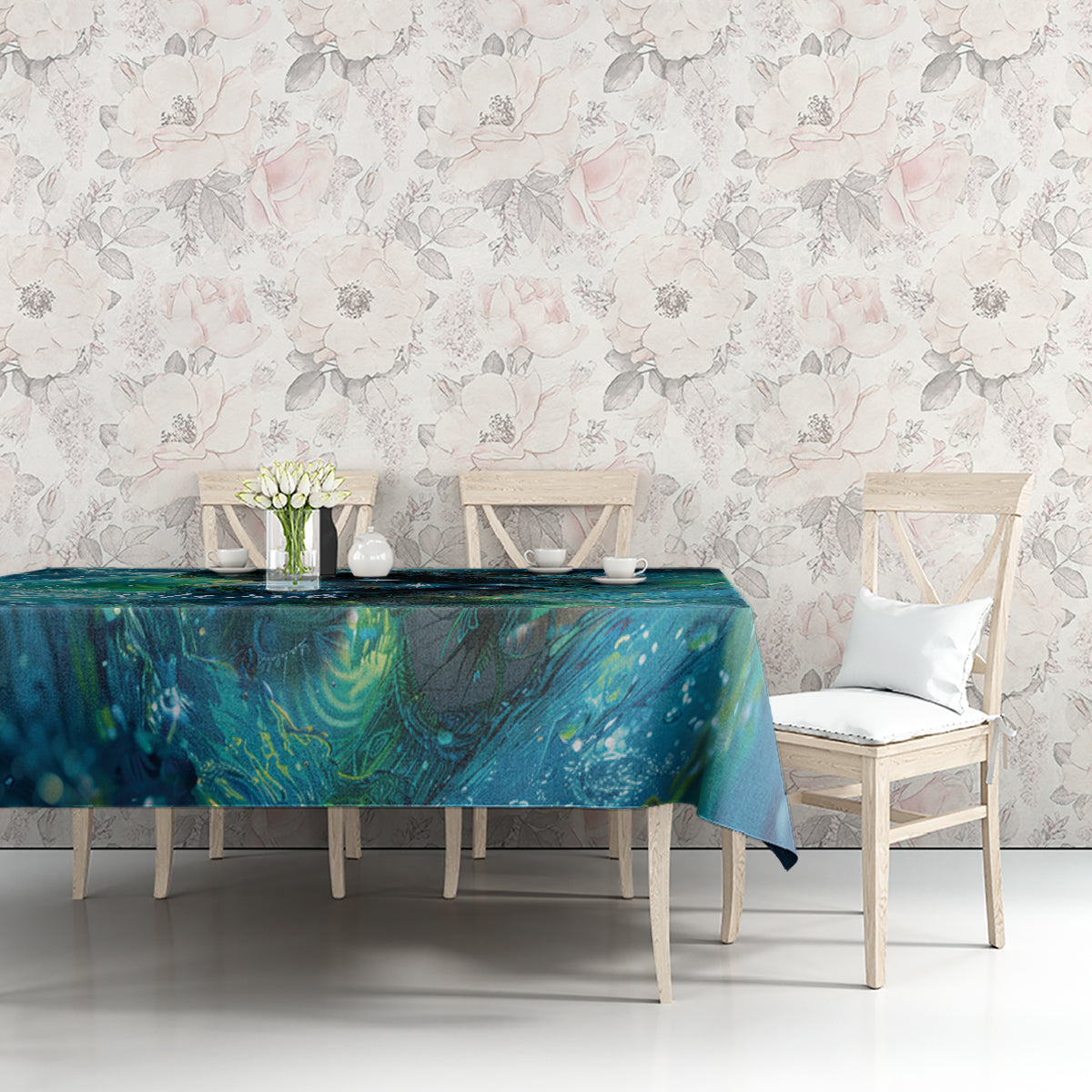 New Zealand Matariki Waiti Tablecloth The Beginnings Of Life LT9 - Polynesian Pride