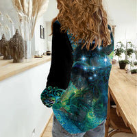 New Zealand Matariki Waiti Women Casual Shirt The Beginnings Of Life LT9 - Polynesian Pride