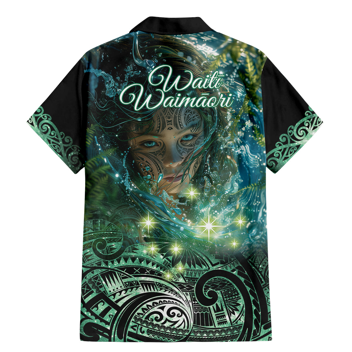 New Zealand Matariki Waiti Family Matching Mermaid Dress and Hawaiian Shirt Waimori and The Origin Of Life LT9 - Polynesian Pride