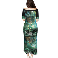New Zealand Matariki Waiti Family Matching Puletasi and Hawaiian Shirt Waimori and The Origin Of Life LT9 - Polynesian Pride