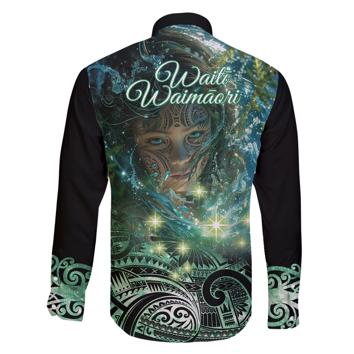 New Zealand Matariki Waiti Family Matching Summer Maxi Dress and Hawaiian Shirt Waimori and The Origin Of Life LT9 - Polynesian Pride