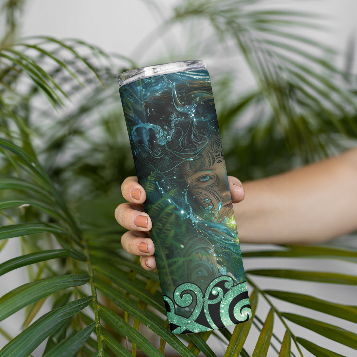New Zealand Matariki Waiti Skinny Tumbler Waimori and The Origin Of Life LT9 - Polynesian Pride