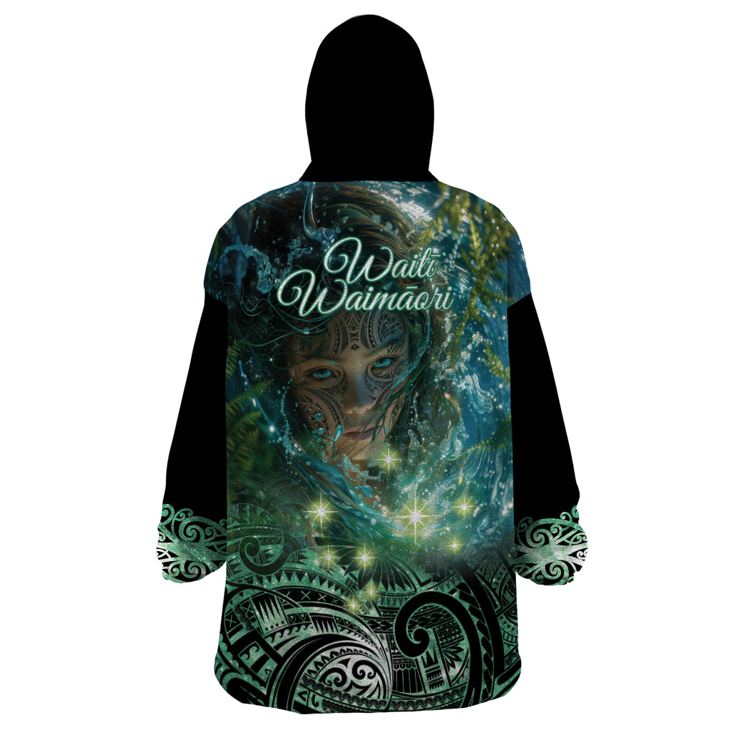 New Zealand Matariki Waiti Wearable Blanket Hoodie Waimori and The Origin Of Life LT9 - Polynesian Pride