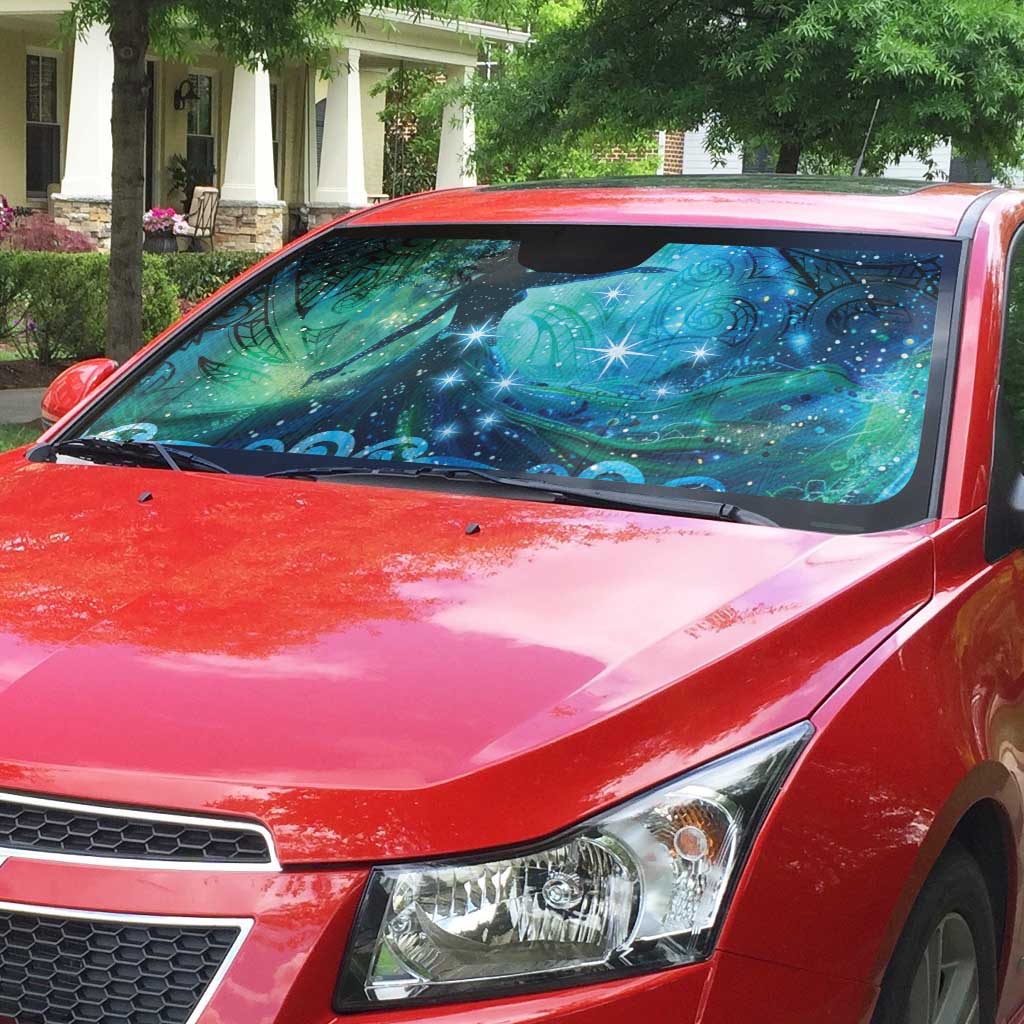 New Zealand Matariki Hiwa-i-te-rangi Auto Sun Shade Titiro ki nga Whetu Wishing Star - Polynesian Pride