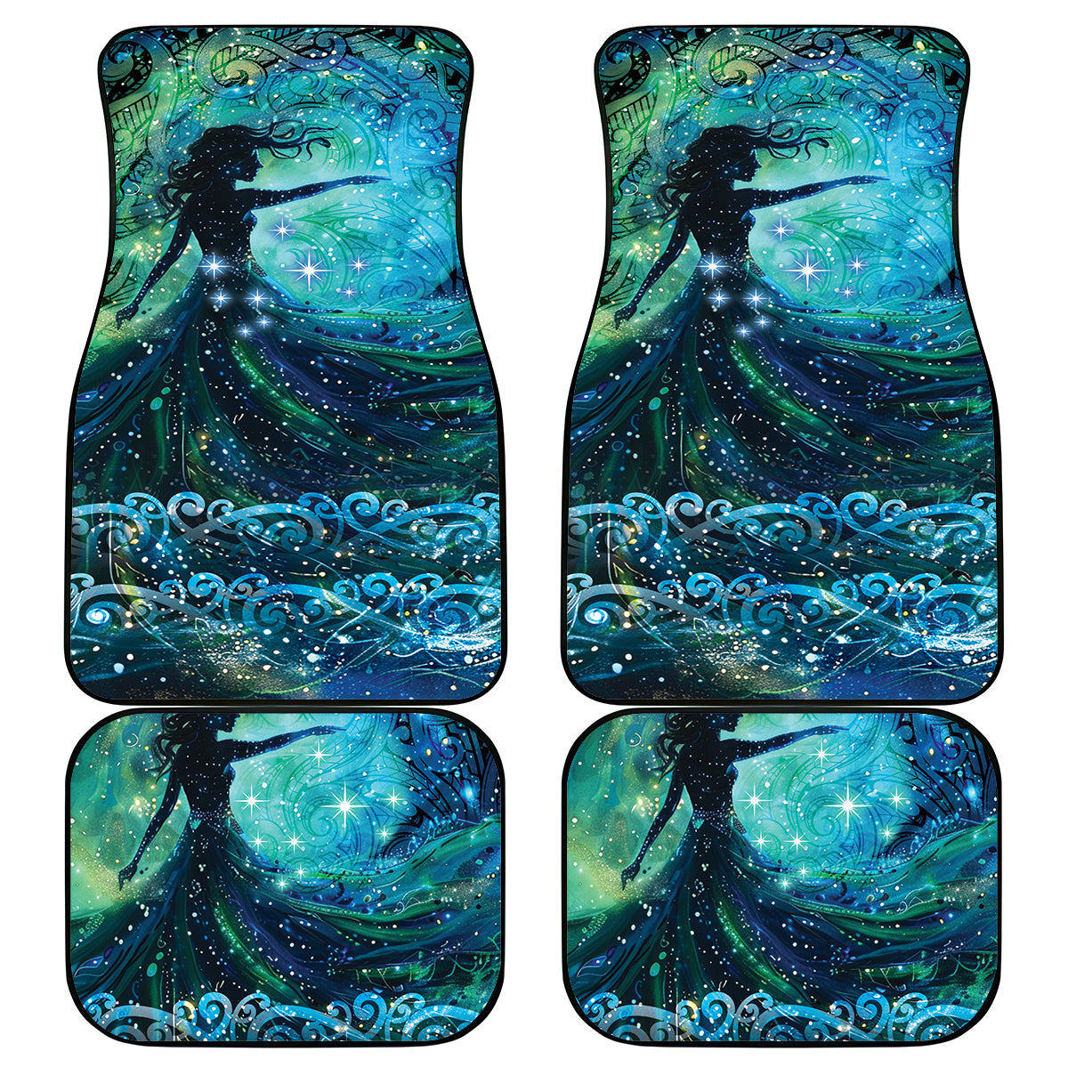 New Zealand Matariki Hiwa-i-te-rangi Car Mats Titiro ki nga Whetu Wishing Star LT9 - Polynesian Pride