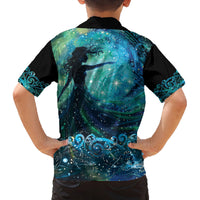New Zealand Matariki Hiwa-i-te-rangi Family Matching Puletasi and Hawaiian Shirt Titiro ki nga Whetu Wishing Star LT9 - Polynesian Pride