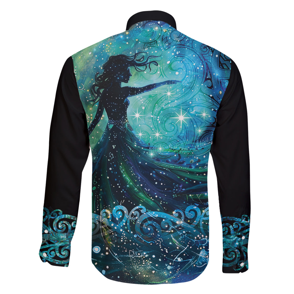 New Zealand Matariki Hiwa-i-te-rangi Family Matching Puletasi and Hawaiian Shirt Titiro ki nga Whetu Wishing Star LT9 - Polynesian Pride