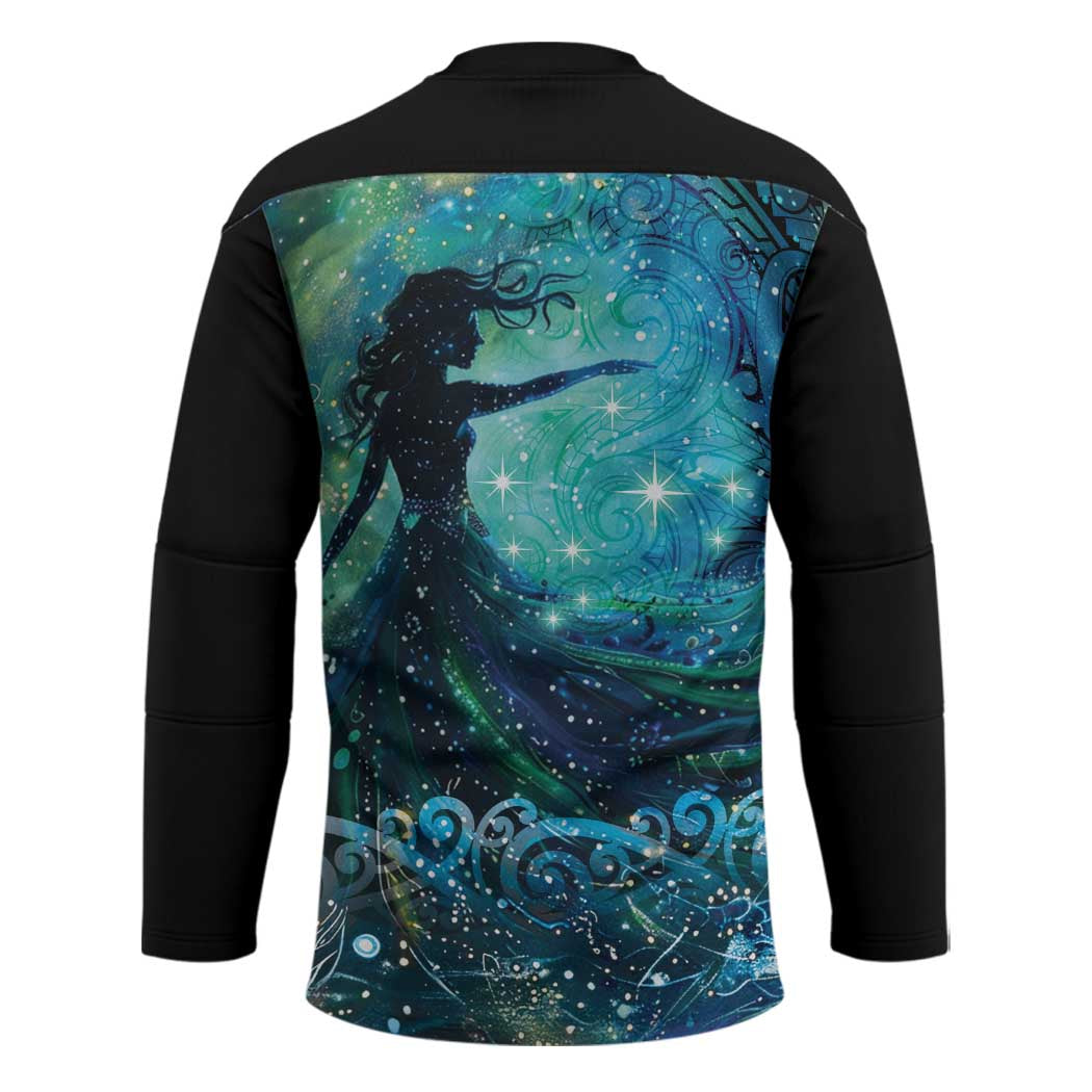 New Zealand Matariki Hiwa-i-te-rangi Hockey Jersey Titiro ki nga Whetu Wishing Star LT9 - Polynesian Pride