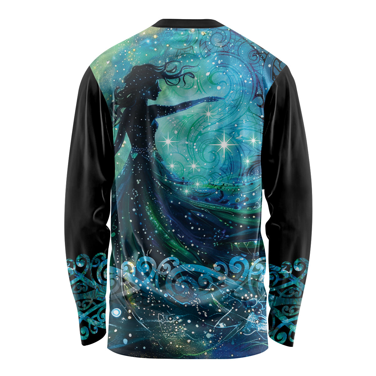 New Zealand Matariki Hiwa-i-te-rangi Long Sleeve Shirt Titiro ki nga Whetu Wishing Star LT9 - Polynesian Pride