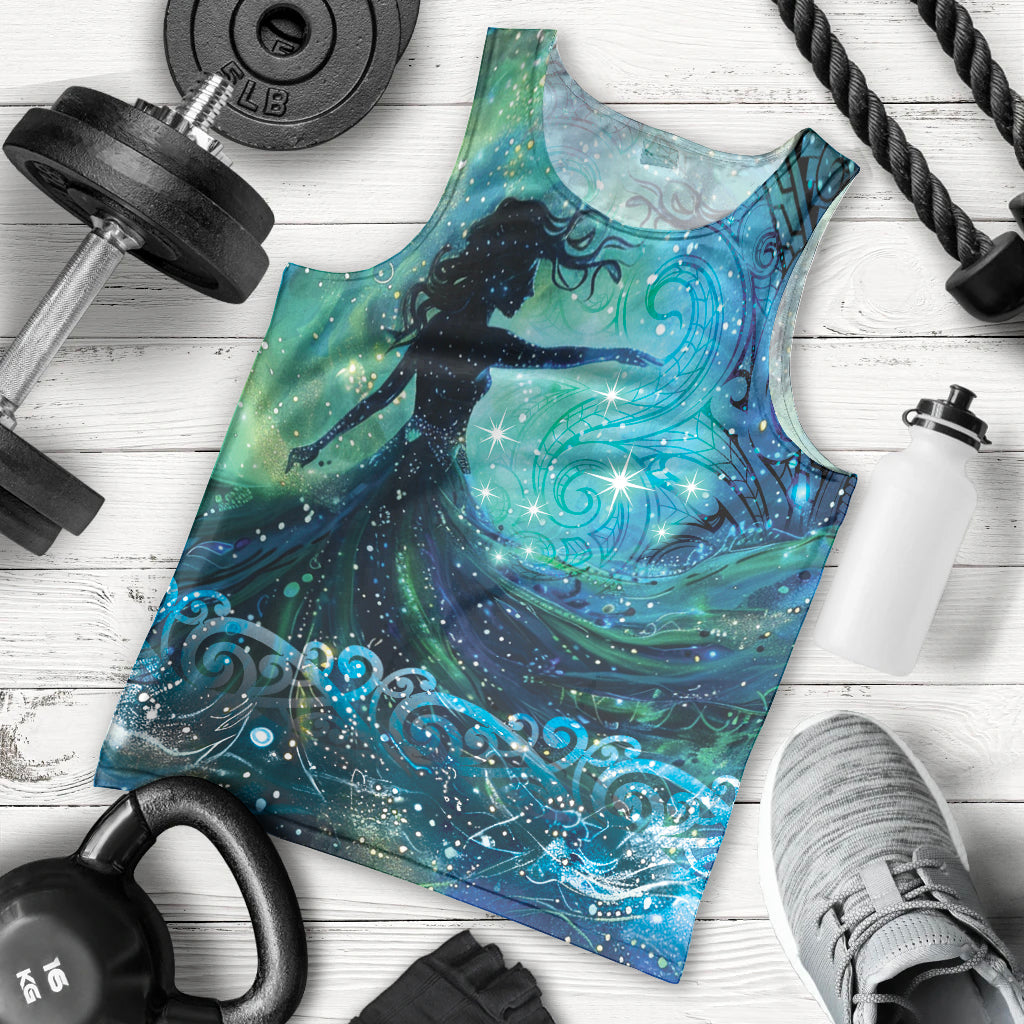 New Zealand Matariki Hiwa-i-te-rangi Men Tank Top Titiro ki nga Whetu Wishing Star LT9 - Polynesian Pride
