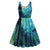New Zealand Matariki Hiwa-i-te-rangi Midi Dress Titiro ki nga Whetu Wishing Star - Polynesian Pride