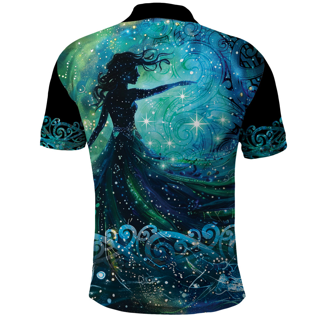 New Zealand Matariki Hiwa-i-te-rangi Polo Shirt Titiro ki nga Whetu Wishing Star LT9 - Polynesian Pride