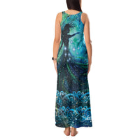 New Zealand Matariki Hiwa-i-te-rangi Tank Maxi Dress Titiro ki nga Whetu Wishing Star LT9 - Polynesian Pride