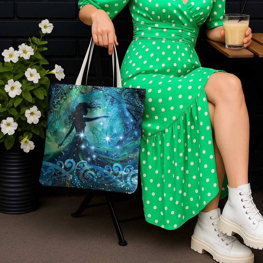 New Zealand Matariki Hiwa-i-te-rangi Tote Bag Titiro ki nga Whetu Wishing Star LT9 - Polynesian Pride