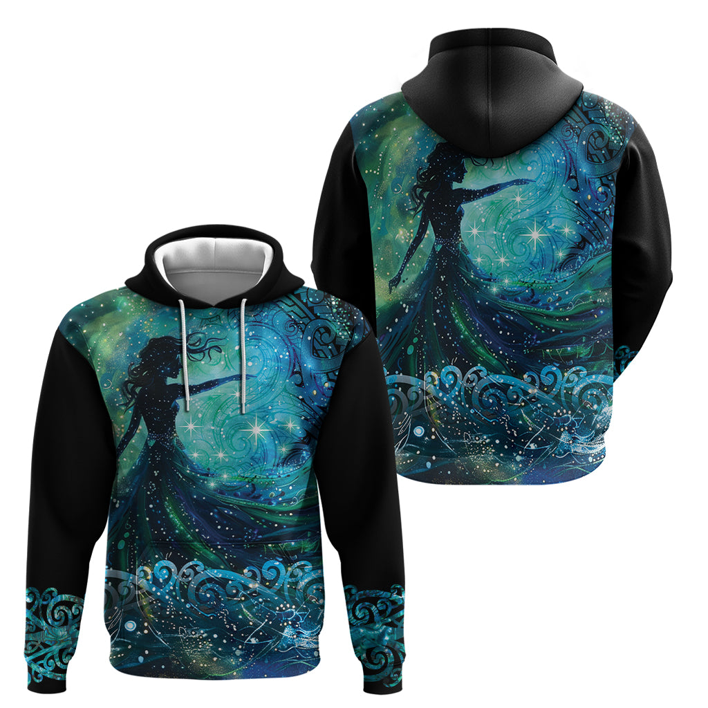 New Zealand Matariki Hiwa-i-te-rangi Zip Hoodie Titiro ki nga Whetu Wishing Star LT9 - Polynesian Pride