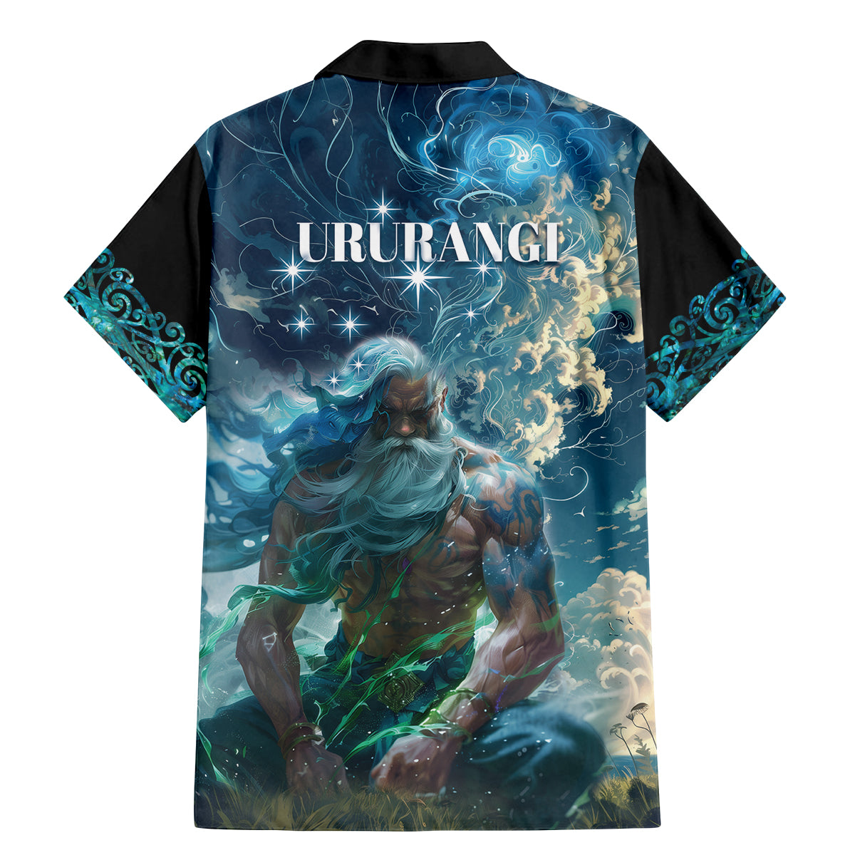 New Zealand Matariki Ururangi Family Matching Mermaid Dress and Hawaiian Shirt The Murmur Of The Wind LT9 - Polynesian Pride