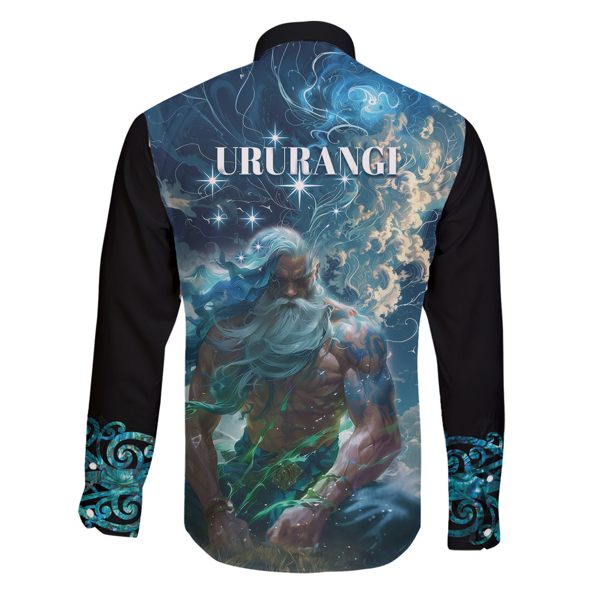 New Zealand Matariki Ururangi Family Matching Puletasi and Hawaiian Shirt The Murmur Of The Wind LT9 - Polynesian Pride