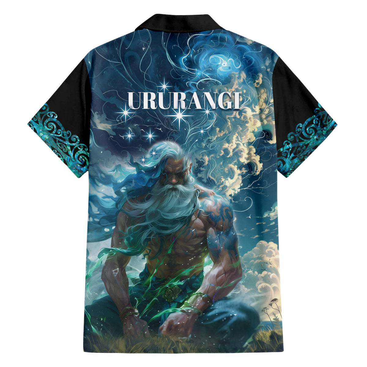 New Zealand Matariki Ururangi Family Matching Short Sleeve Bodycon Dress and Hawaiian Shirt The Murmur Of The Wind LT9 - Polynesian Pride