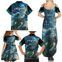 New Zealand Matariki Ururangi Family Matching Summer Maxi Dress and Hawaiian Shirt The Murmur Of The Wind LT9 - Polynesian Pride
