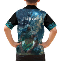 New Zealand Matariki Ururangi Family Matching Tank Maxi Dress and Hawaiian Shirt The Murmur Of The Wind LT9 - Polynesian Pride