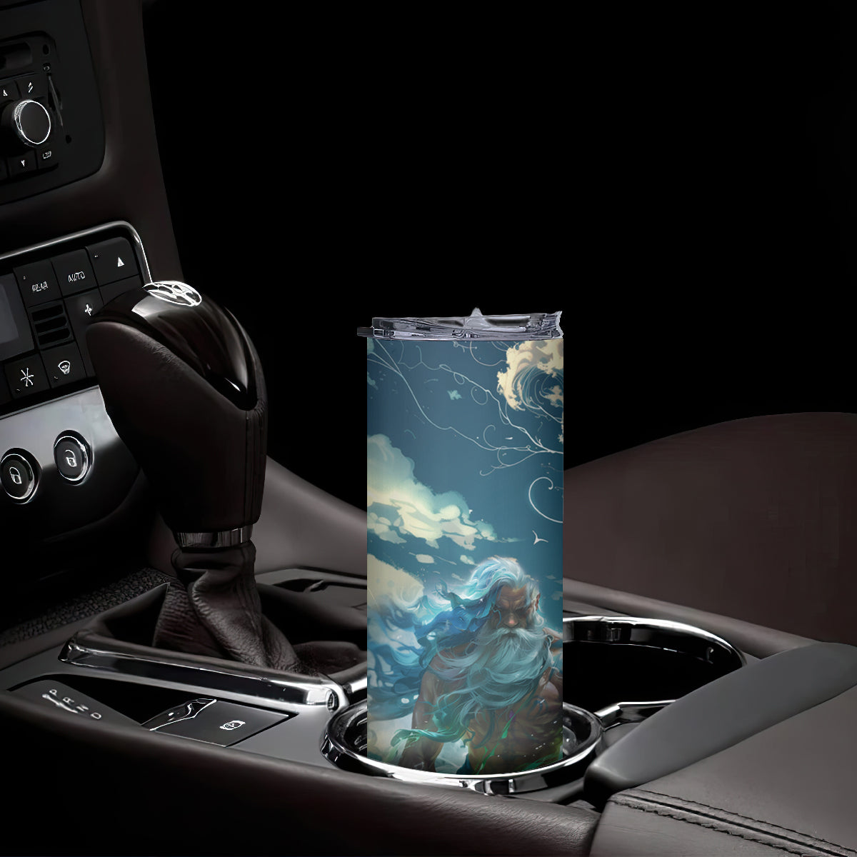 New Zealand Matariki Ururangi Skinny Tumbler The Murmur Of The Wind LT9 - Polynesian Pride