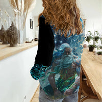 New Zealand Matariki Ururangi Women Casual Shirt The Murmur Of The Wind LT9 - Polynesian Pride