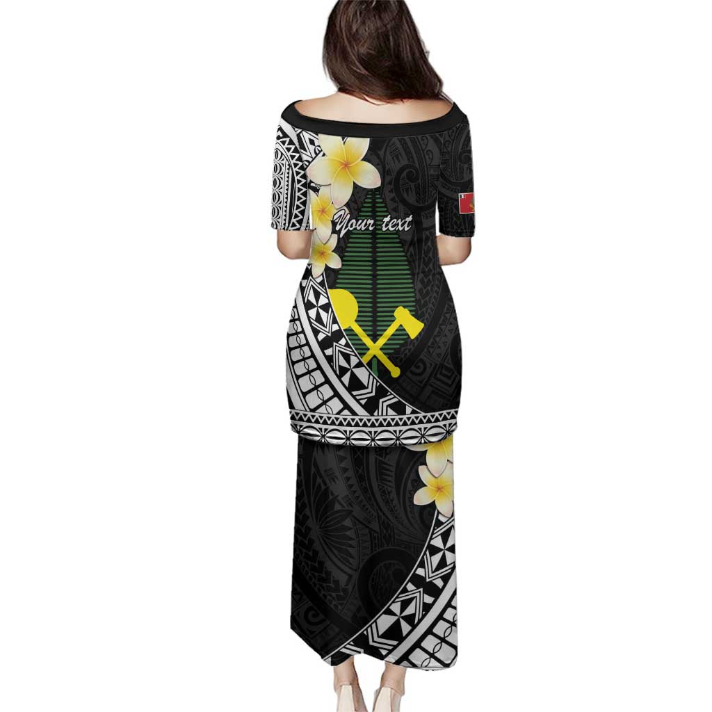 Alo Chiefdom Wallis and Futuna Personalized Family Matching Puletasi and Hawaiian Shirt Frangipani Flowers Polynesian Pattern LT9 - Polynesian Pride