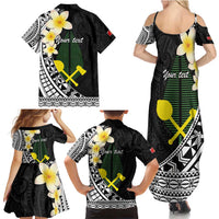 Alo Chiefdom Wallis and Futuna Personalized Family Matching Summer Maxi Dress and Hawaiian Shirt Frangipani Flowers Polynesian Pattern LT9 - Polynesian Pride