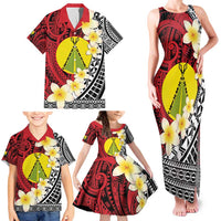 Sigave Chiefdom Wallis and Futuna Personalized Family Matching Tank Maxi Dress and Hawaiian Shirt Frangipani Flowers Polynesian Pattern LT9 - Polynesian Pride