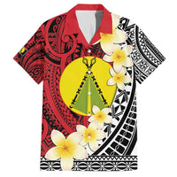 Sigave Chiefdom Wallis and Futuna Personalized Family Matching Tank Maxi Dress and Hawaiian Shirt Frangipani Flowers Polynesian Pattern LT9 Dad's Shirt - Short Sleeve Red - Polynesian Pride