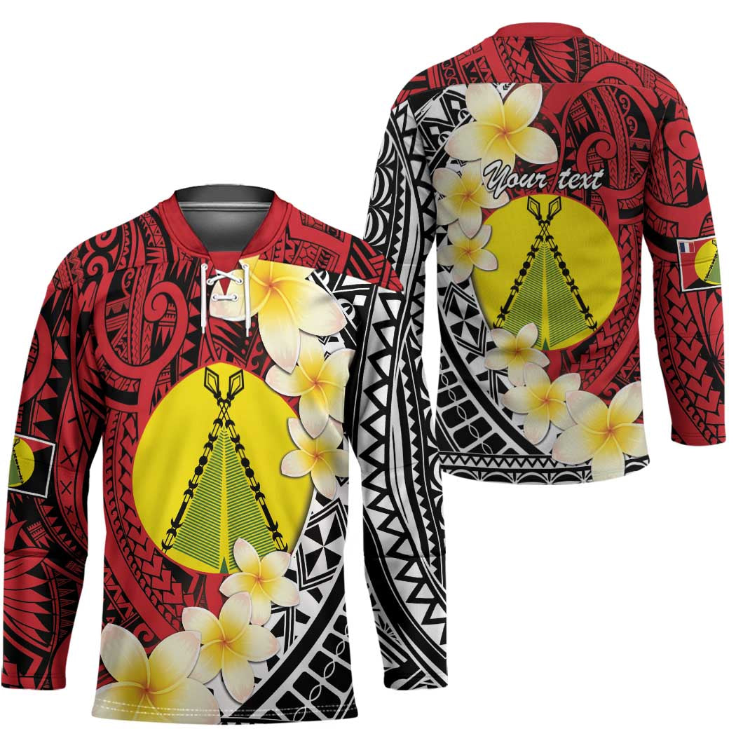 Sigave Chiefdom Wallis and Futuna Personalized Hockey Jersey Frangipani Flowers Polynesian Pattern LT9 - Polynesian Pride