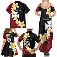 Uvea Chiefdom Wallis and Futuna Personalized Family Matching Summer Maxi Dress and Hawaiian Shirt Frangipani Flowers Polynesian Pattern LT9 - Polynesian Pride