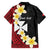 Uvea Chiefdom Wallis and Futuna Personalized Family Matching Summer Maxi Dress and Hawaiian Shirt Frangipani Flowers Polynesian Pattern