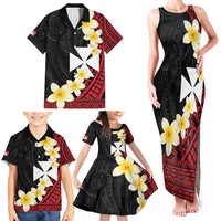 Uvea Chiefdom Wallis and Futuna Personalized Family Matching Tank Maxi Dress and Hawaiian Shirt Frangipani Flowers Polynesian Pattern LT9 - Polynesian Pride