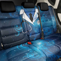 New Zealand Nurses RN Back Car Seat Cover Galaxy Stethoscope Maori Motif
