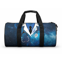 New Zealand Nurses RN Duffle Bag Galaxy Stethoscope Maori Motif LT9 One size Blue - Polynesian Pride