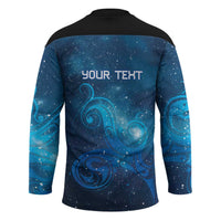 New Zealand Nurses RN Personalised Hockey Jersey Galaxy Stethoscope Maori Motif
