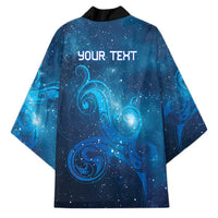 New Zealand Nurses RN Personalised Kimono Galaxy Stethoscope Maori Motif