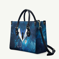 New Zealand Nurses RN Leather Bag Galaxy Stethoscope Maori Motif