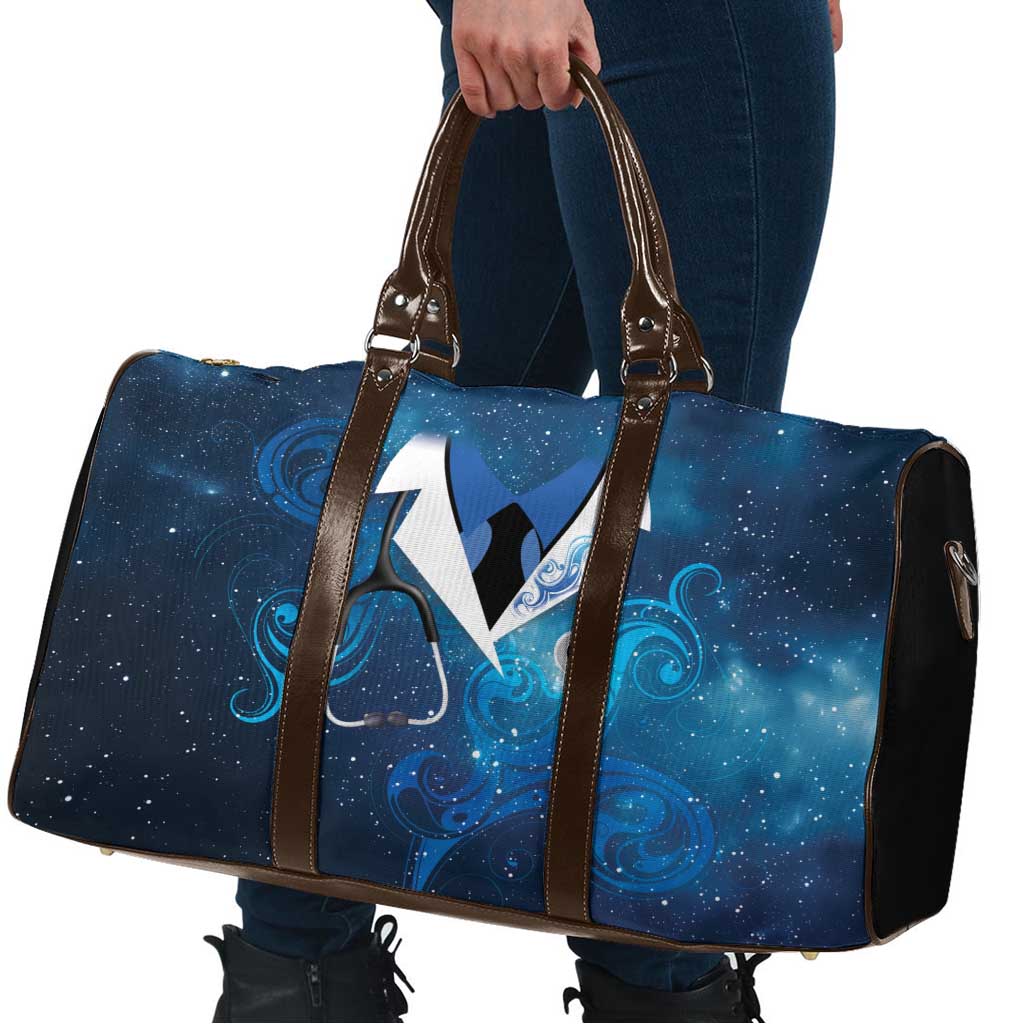 New Zealand Nurses RN Travel Bag Galaxy Stethoscope Maori Motif
