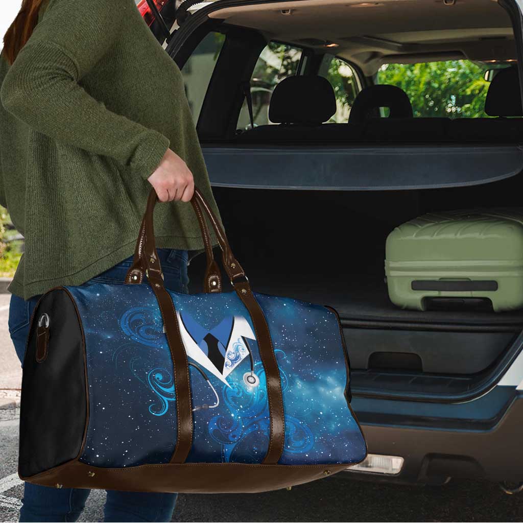New Zealand Nurses RN Travel Bag Galaxy Stethoscope Maori Motif