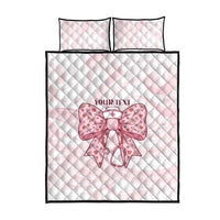 New Zealand Nurses RN Personalised Quilt Bed Set Pink Stethoscope Coquette Bow Maori Motif