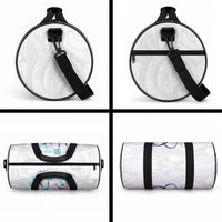 New Zealand Nurses RN Personalised Duffle Bag Stethoscope Floral Maori Motif LT9 - Polynesian Pride