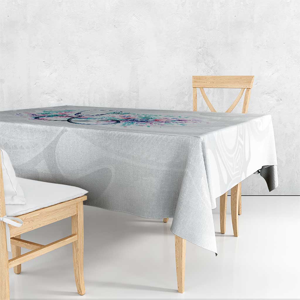 New Zealand Nurses RN Personalised Tablecloth Stethoscope Floral Maori Motif LT9 - Polynesian Pride