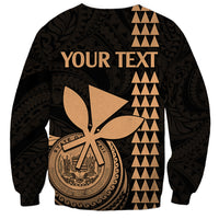 Custom Hawaii Sweatshirt King Kamehameha - Nude LT9 - Polynesian Pride