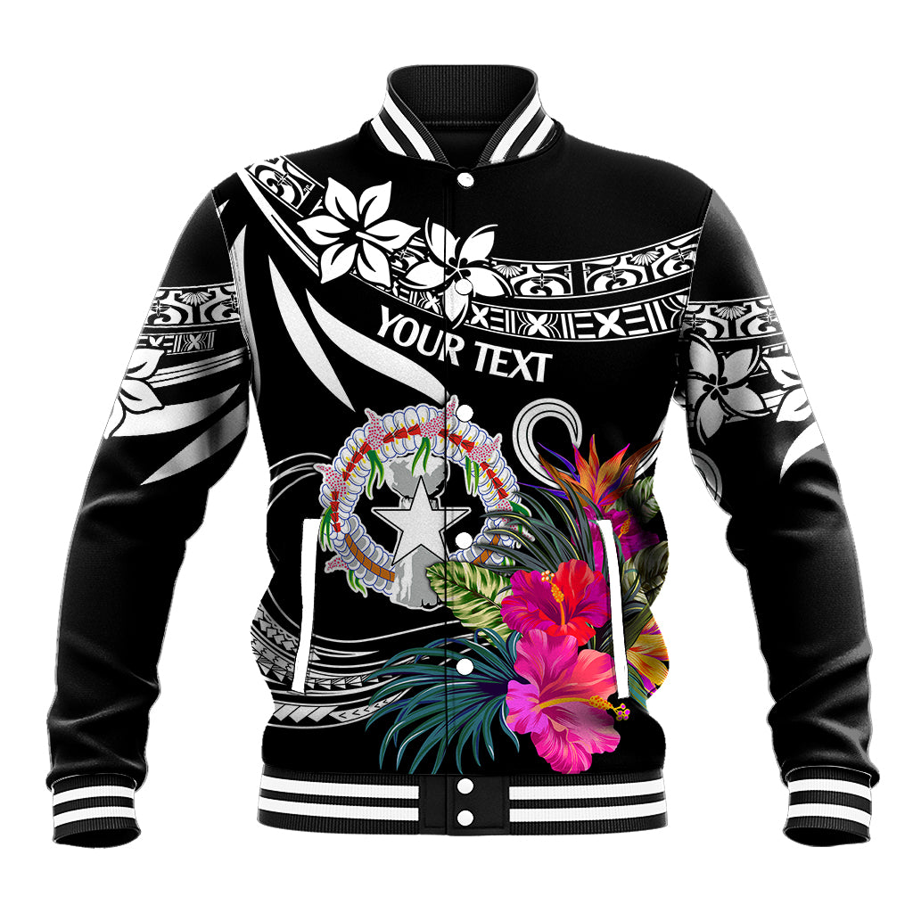 Custom Northern Mariana Islands Baseball Jacket Happy Independence Day LT9 Unisex White - Polynesian Pride