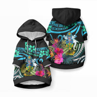 Solomon Islands Pet Hoodie Happy Independence Day LT9 Pullover Blue - Polynesian Pride