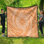Tahitian Tiare Flower Quilt Gold Polynesian Pattern