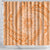 Tahitian Tiare Flower Shower Curtain Gold Polynesian Pattern