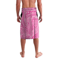 Tahitian Tiare Flower Lavalava Pink Polynesian Pattern
